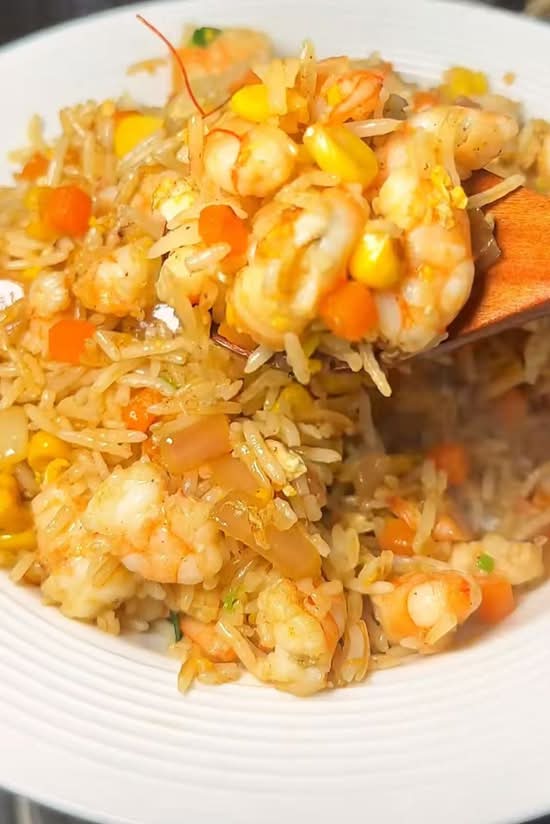 43. Korean Shrimp Fried Rice / 韩式虾炒饭